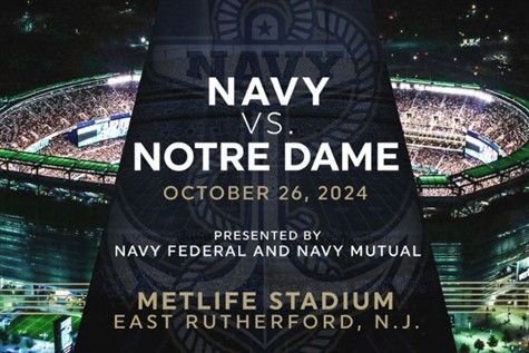 Navy vs. Notre Dame at Metlife Stadium