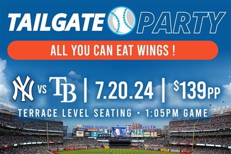 vs. Tampa Bay Rays w/ Tailgate! (Mobile Entry)
